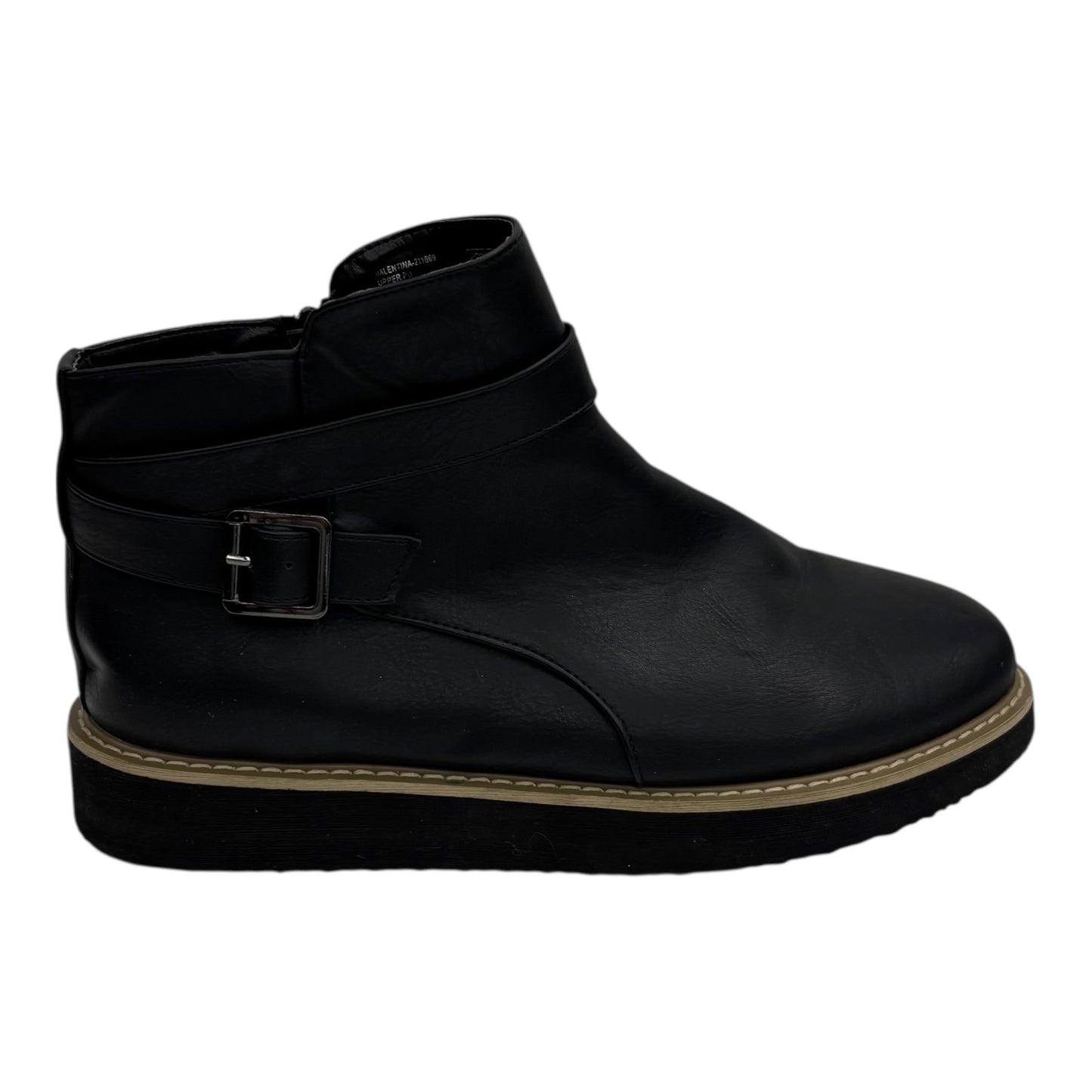 Boots Ankle Flats By Cloudwalkers In Black, Size:10