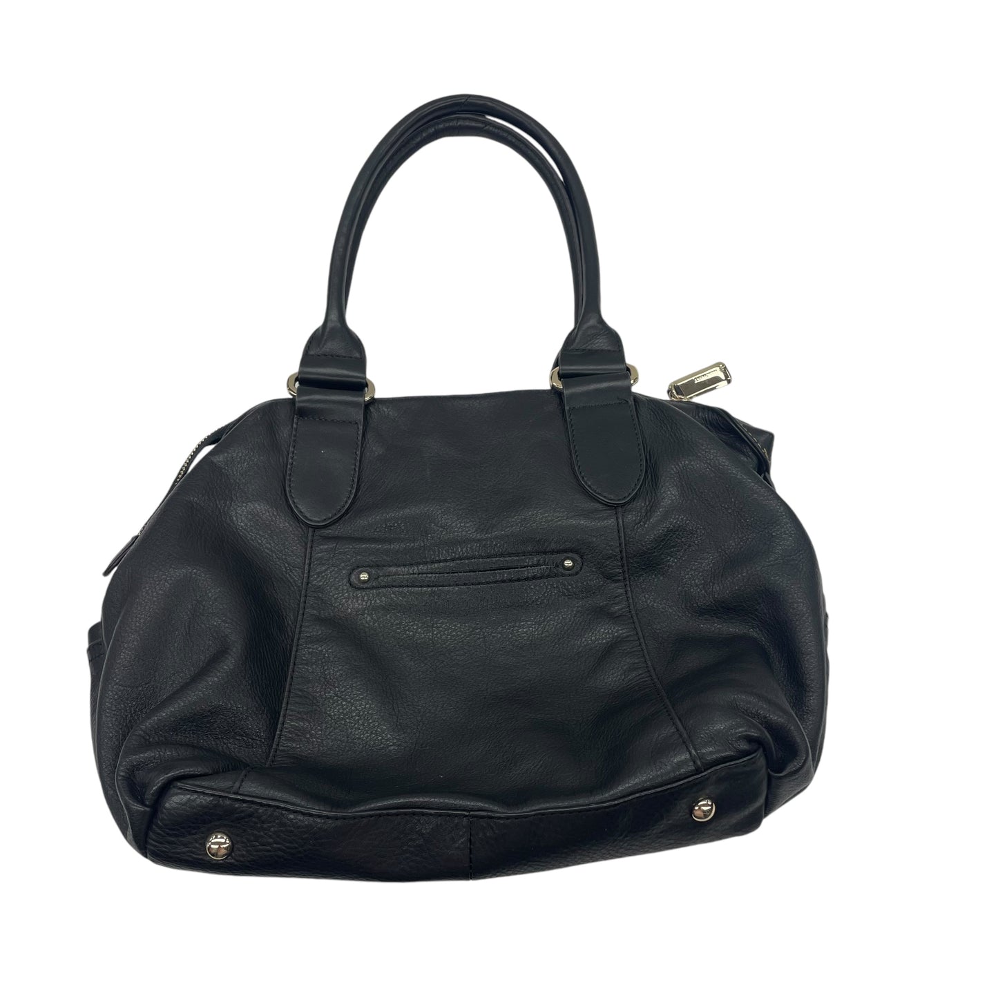 BLACK HANDBAG LEATHER by MAKOWSKY Size:MEDIUM