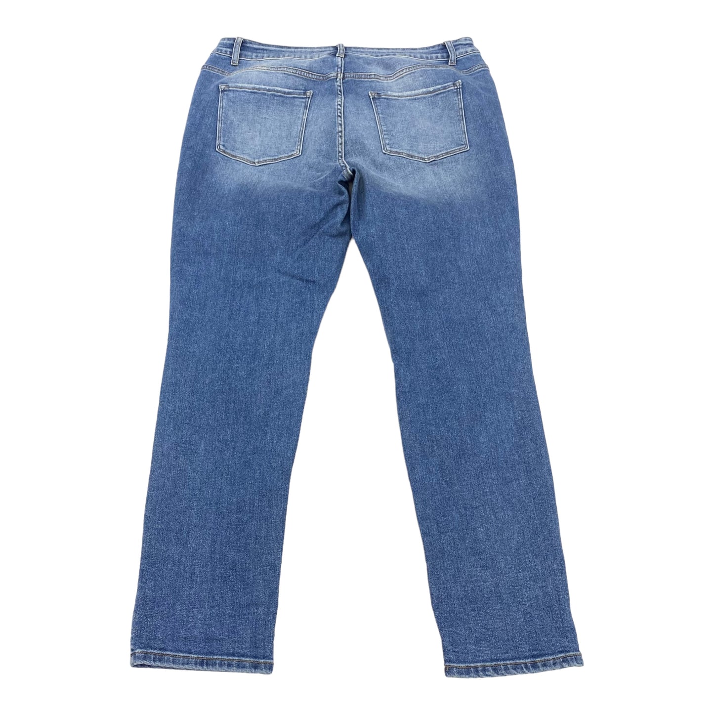 BLUE DENIM JEANS STRAIGHT by VERVET Size:18