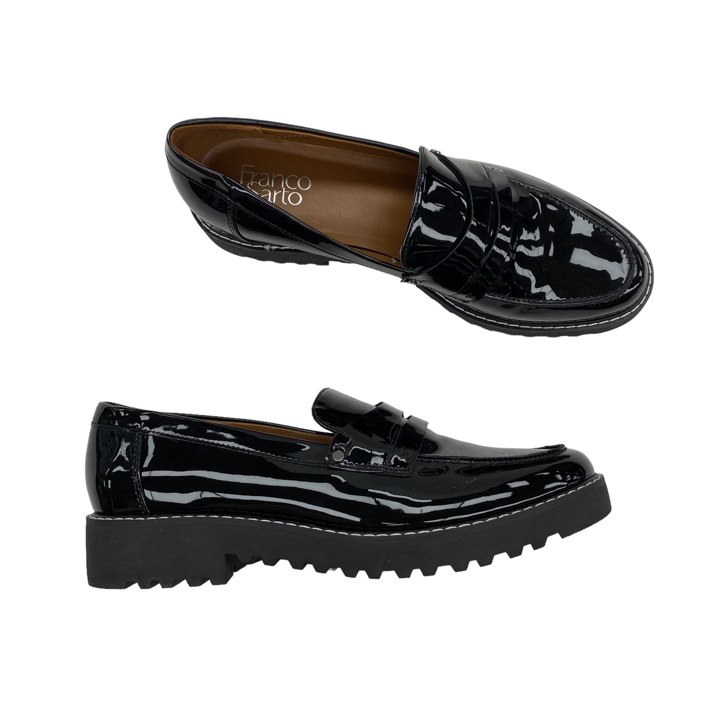 BLACK SHOES FLATS by FRANCO SARTO Size:8.5