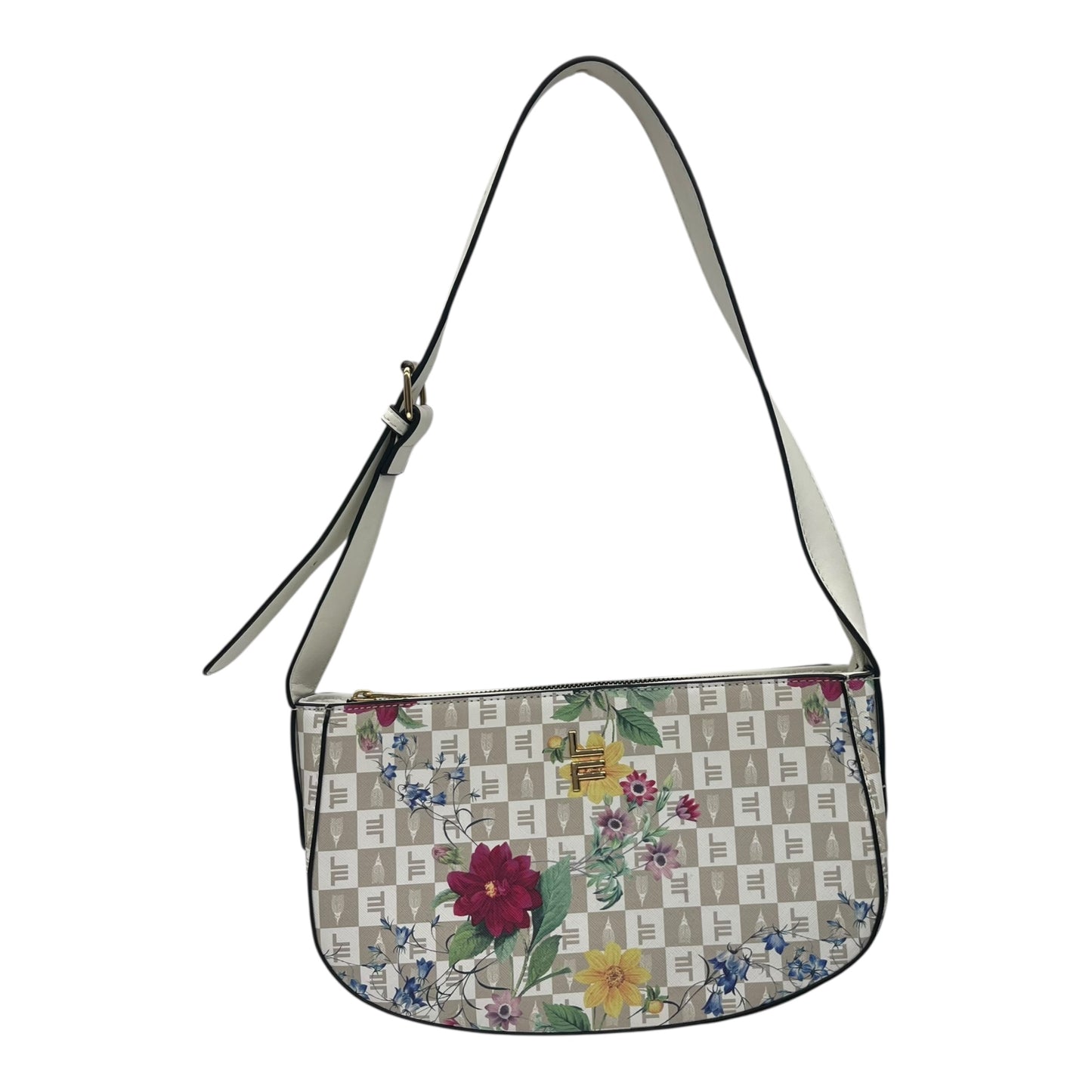 Handbag By London Fog In White, Size:Medium