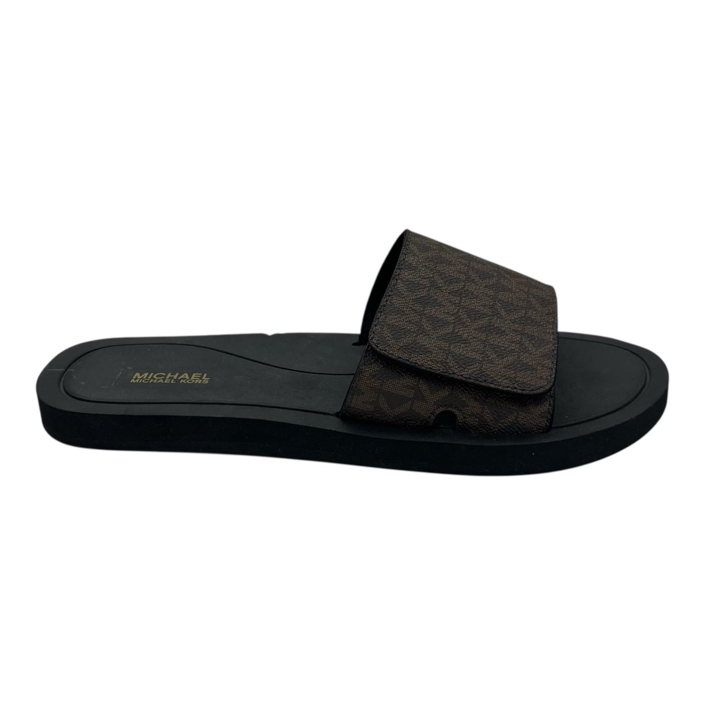 Sandals Designer By Michael Kors In Brown, Size:9