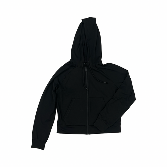 Athletic Jacket By Calvin Klein In Black, Size:S