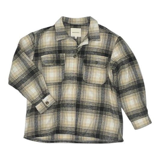 Jacket Shirt By Thread And Supply In Maroon, Size:M