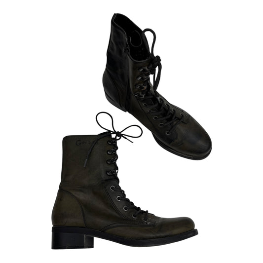 Boots Combat By G By Guess In Green, Size:10