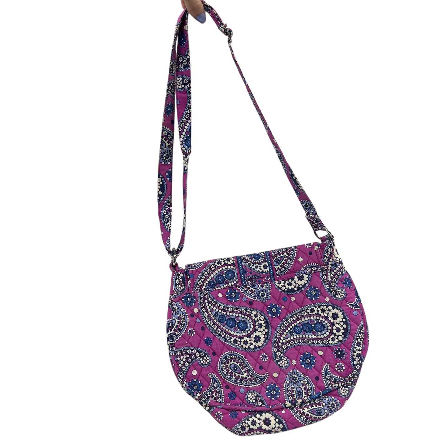 Crossbody By Vera Bradley In Purple, Size:Large