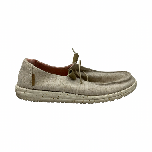 Shoes Sneakers By Hey Dude In Tan, Size:8