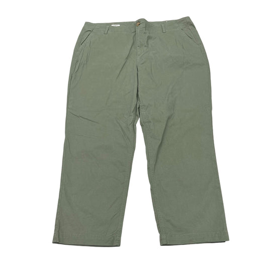 GREEN PANTS CHINOS & KHAKIS by LOFT Size:18