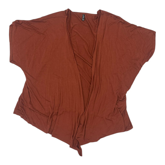 Cardigan By Clothes Mentor In Brown, Size:Xxl