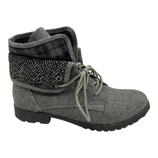 Boots Ankle Flats By Rock And Candy In Grey, Size:10