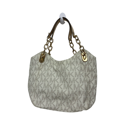 Handbag Designer By Michael Kors In Tan, Size:Medium