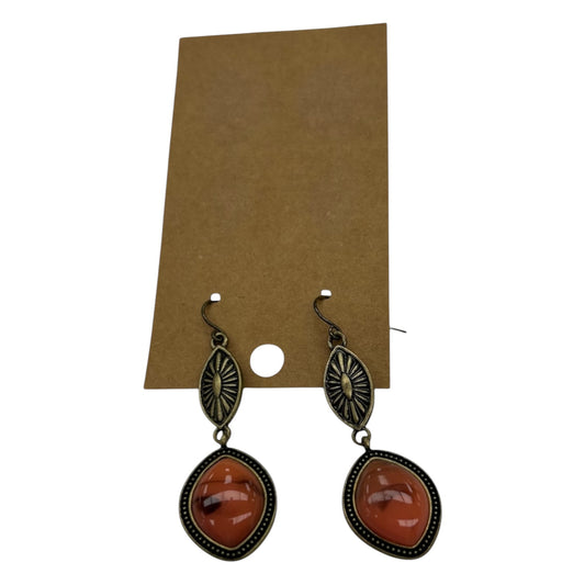 Earrings Dangle/Drop By Clothes Mentor In Orange