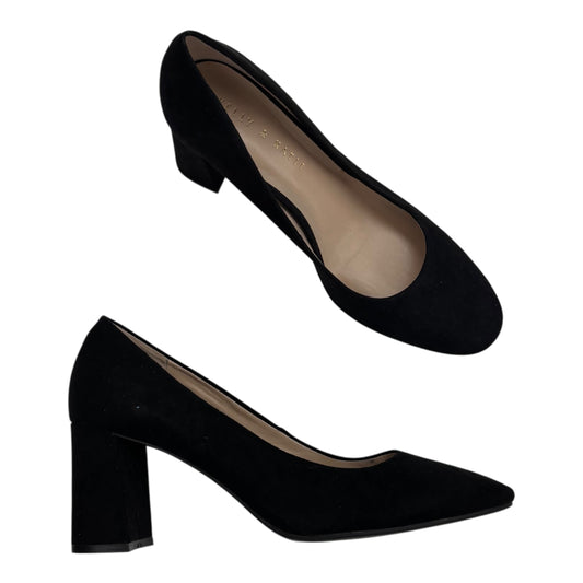Shoes Heels Block By Kelly And Katie In Black, Size:9