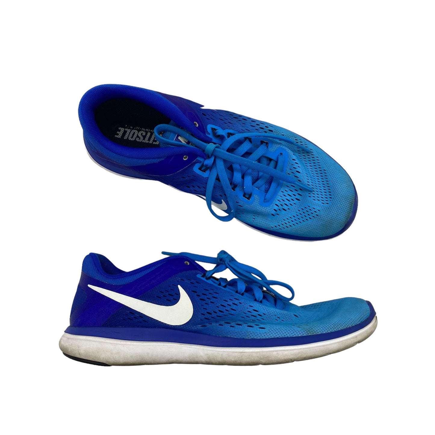 BLUE SHOES ATHLETIC by NIKE Size:9