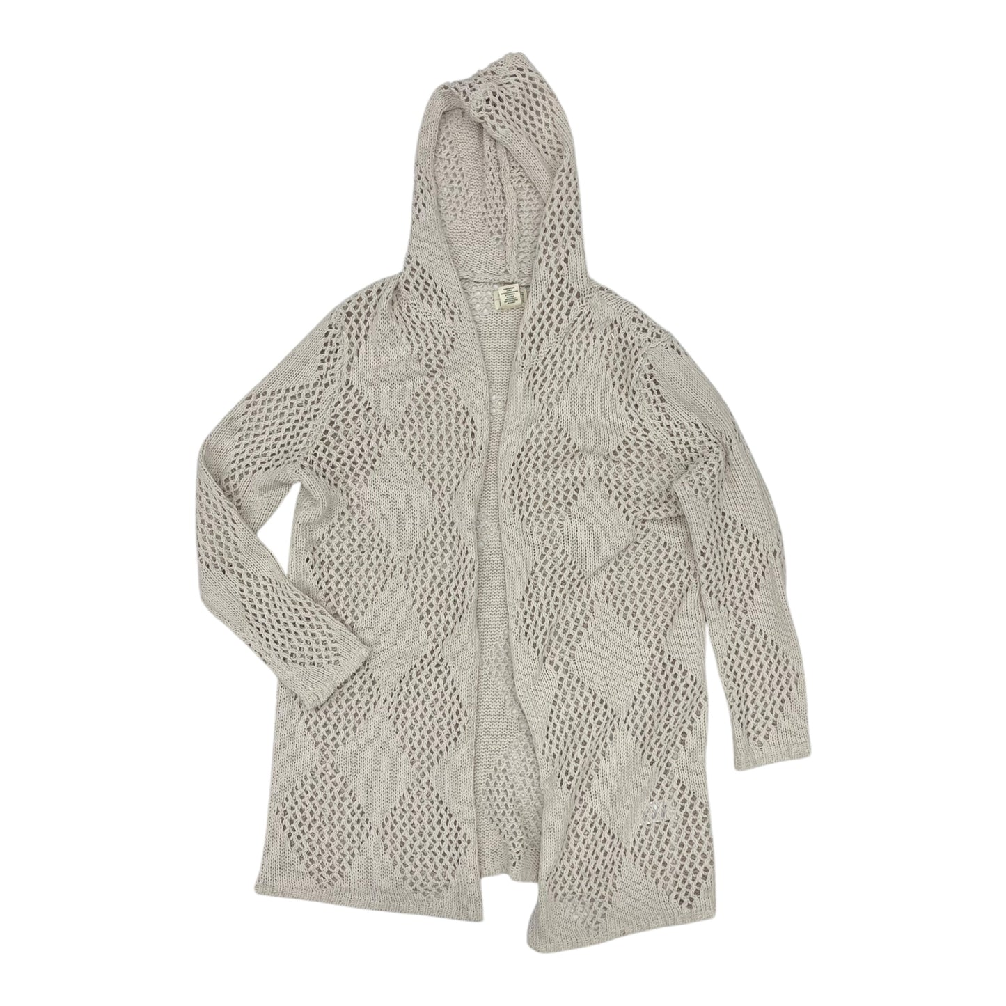 Cardigan By Nicole Miller In Cream, Size:M