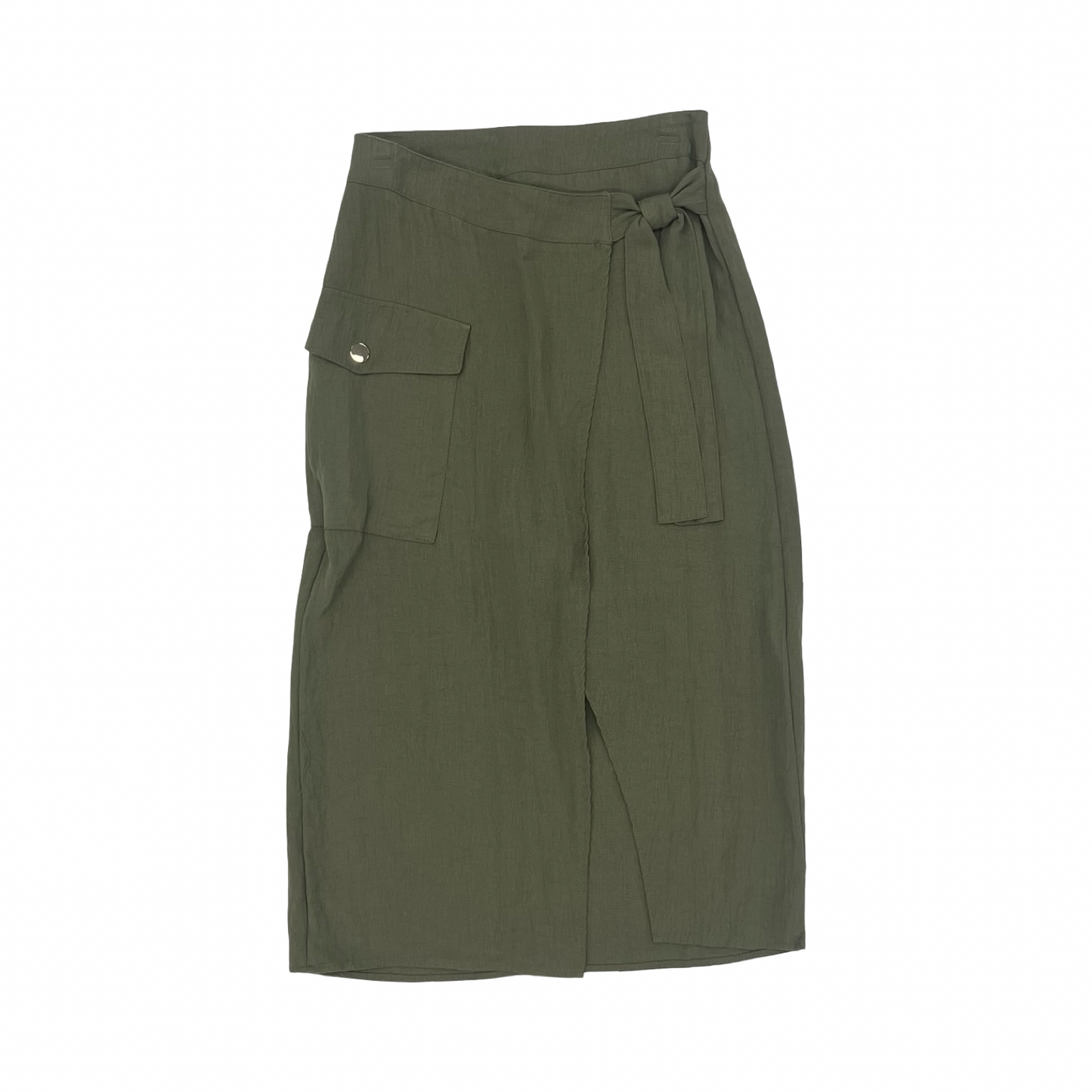 Skirt Midi By Nine West In Green, Size:Xs