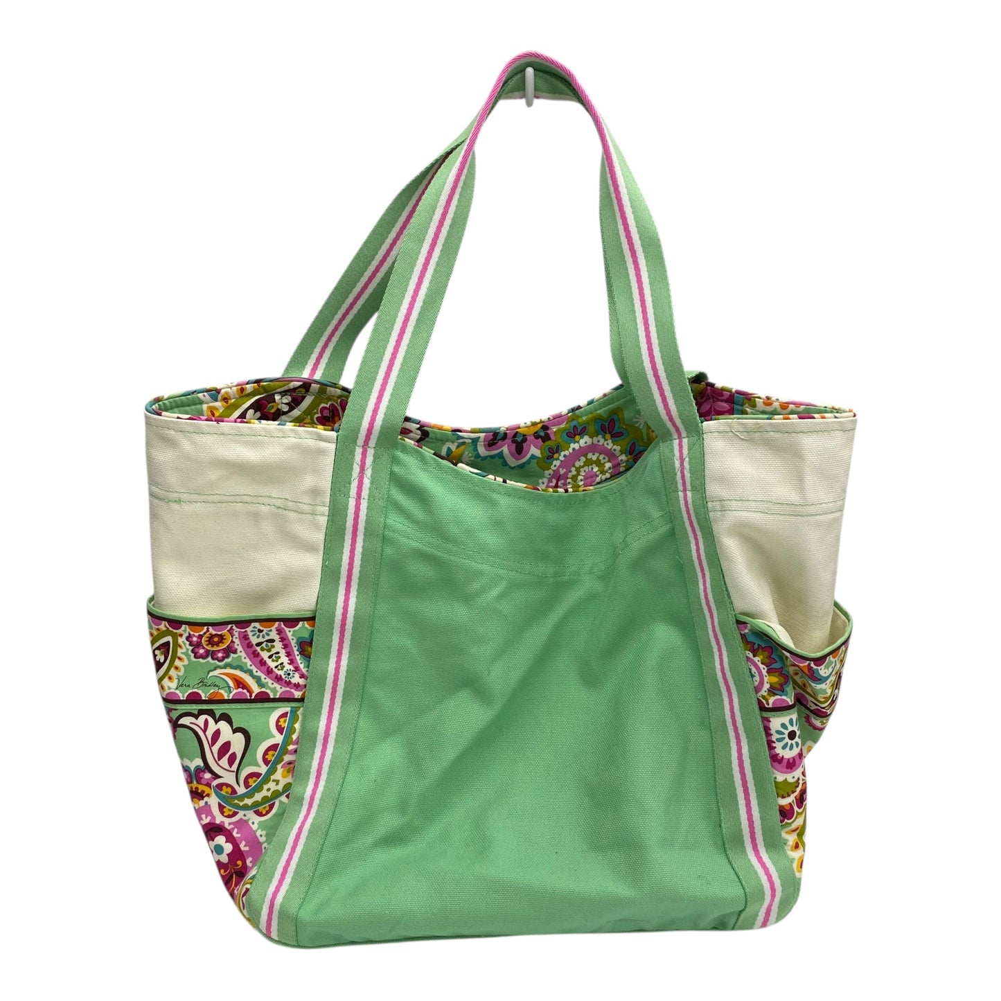 Tote By Vera Bradley In Green, Size:Large