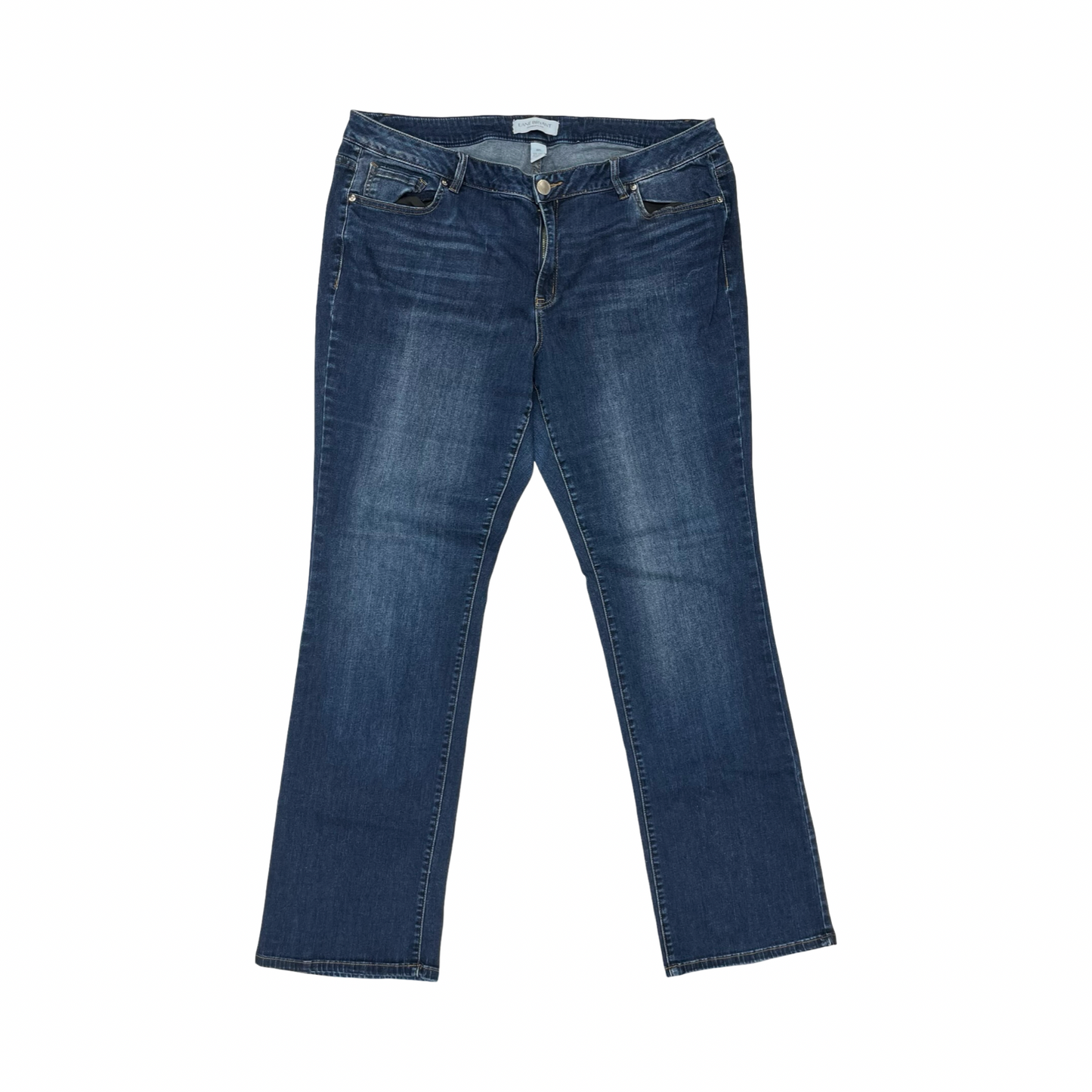 Jeans Boot Cut By Lane Bryant In Blue Denim, Size:22