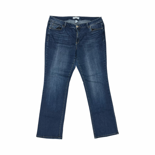 Jeans Boot Cut By Lane Bryant In Blue Denim, Size:22