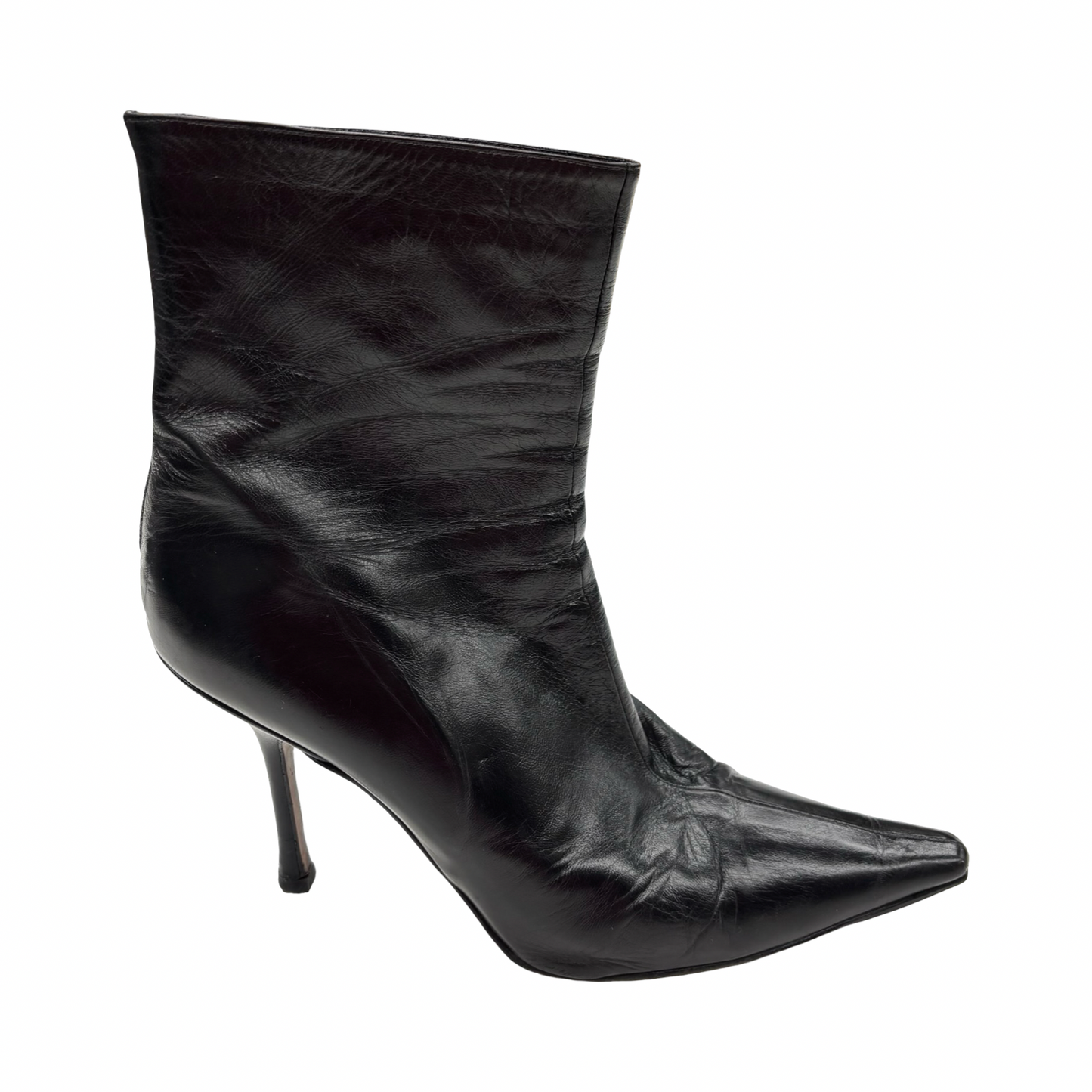 Boots Luxury Designer By Jimmy Choo In Black, Size:9.5