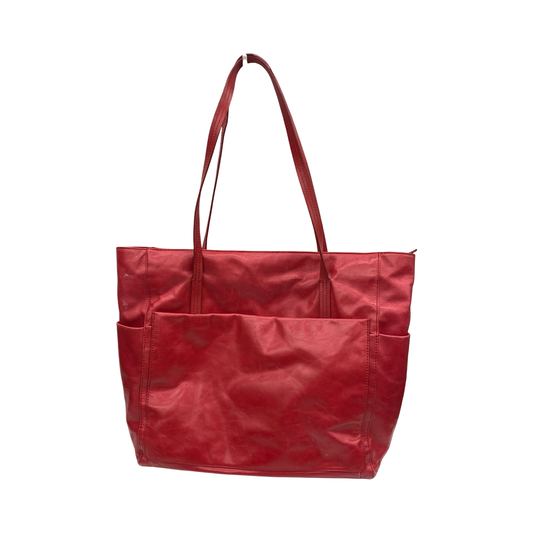 Handbag Leather By Hobo Intl In Red, Size:Large