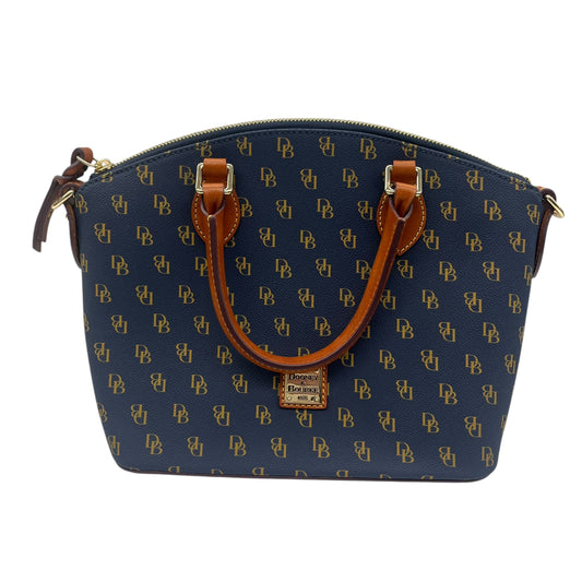 Handbag Designer By Dooney And Bourke In Blue, Size:Medium