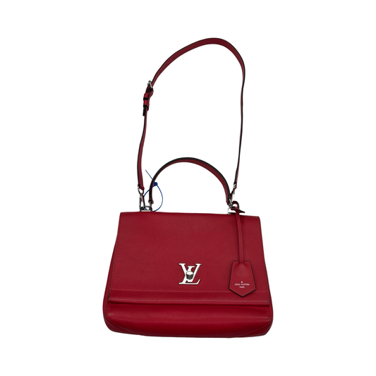 Handbag Luxury Designer By Louis Vuitton In Red, Size:Medium