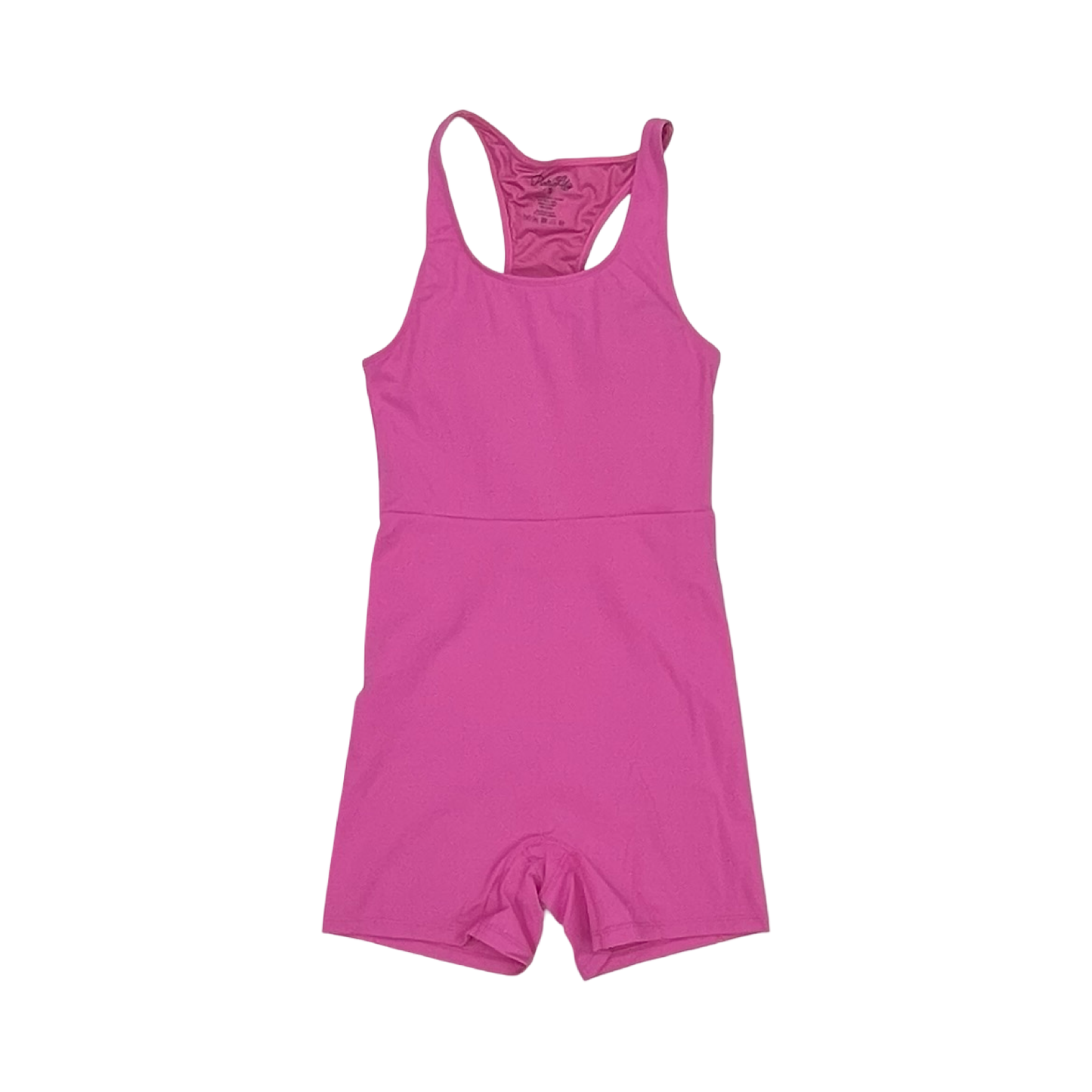 Athletic Romper By Pink Lily In Pink, Size:S