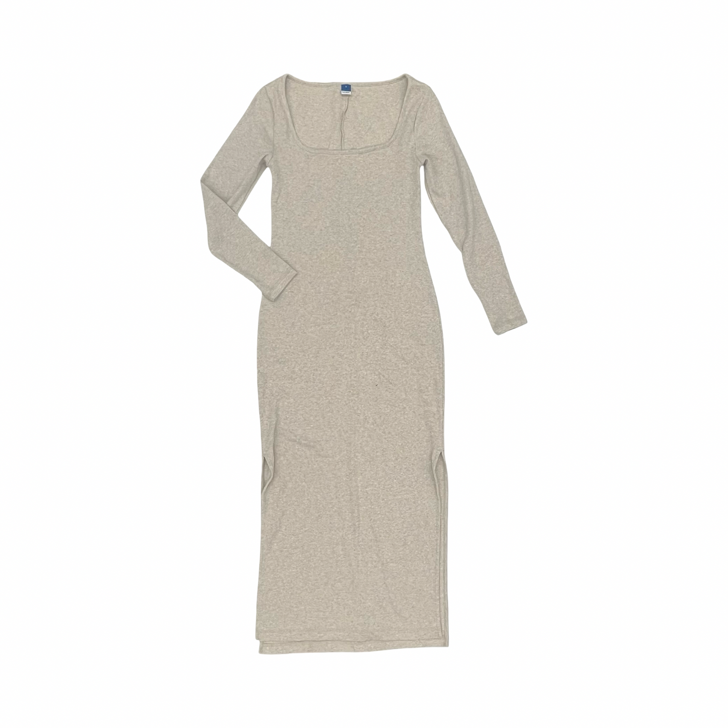 Dress Casual Midi By Old Navy In Tan, Size:S