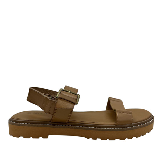 Sandals Flats By Falls Creek In Tan, Size:11