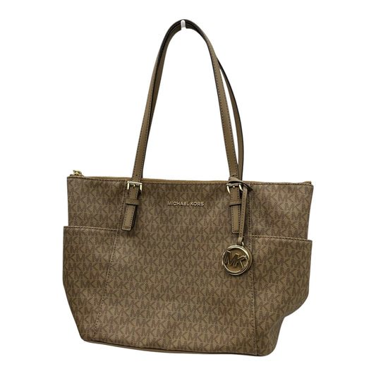 Tote Designer By Michael Kors In Gold, Size:Medium