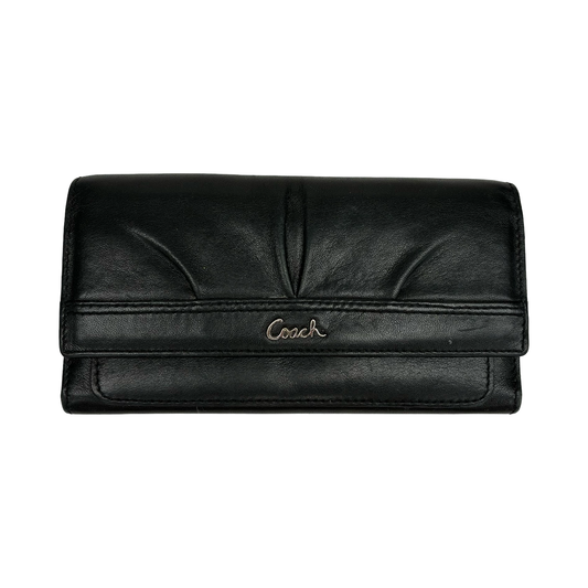 Wallet Designer By Coach In Black, Size:Large