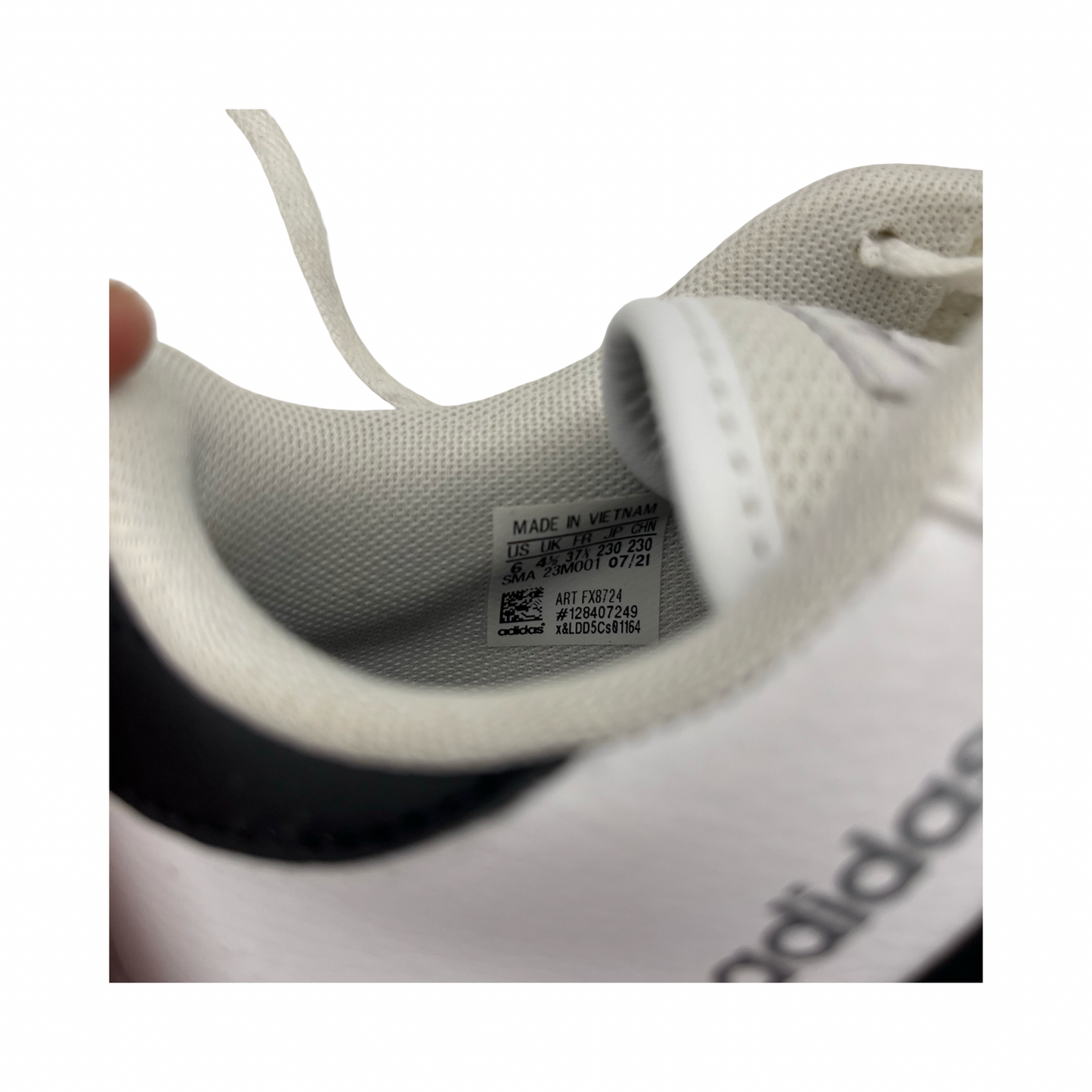 Shoes Sneakers By Adidas In Black & White, Size:6