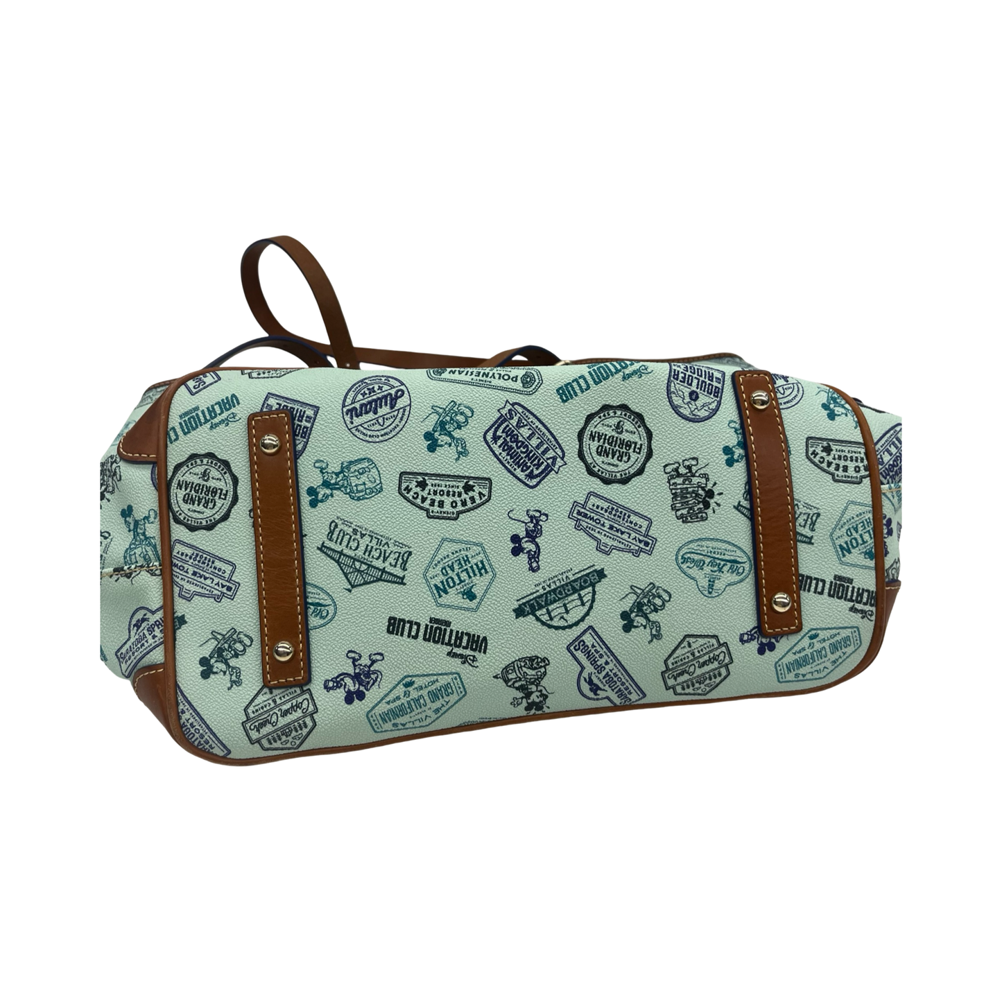 Handbag Designer By Dooney And Bourke In Green, Size:Medium