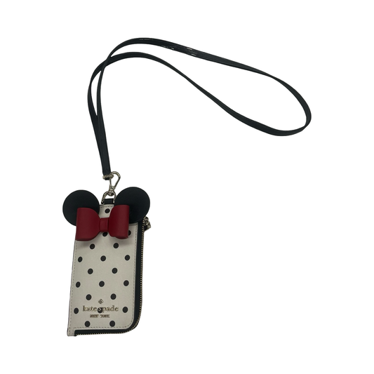 Id/Card Holder Designer By Kate Spade In Polkadot Pattern