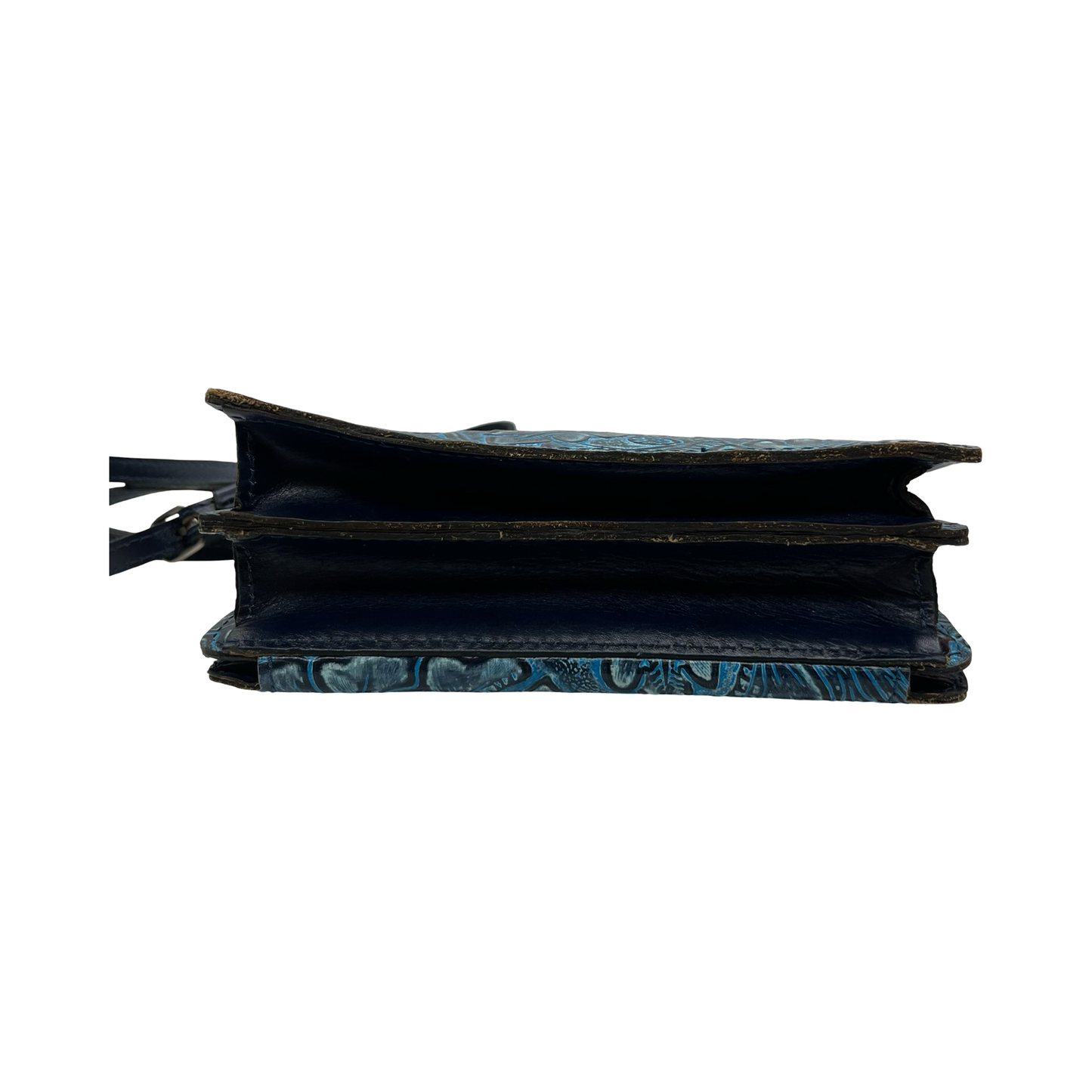 Crossbody Designer By Patricia Nash In Blue, Size:Medium