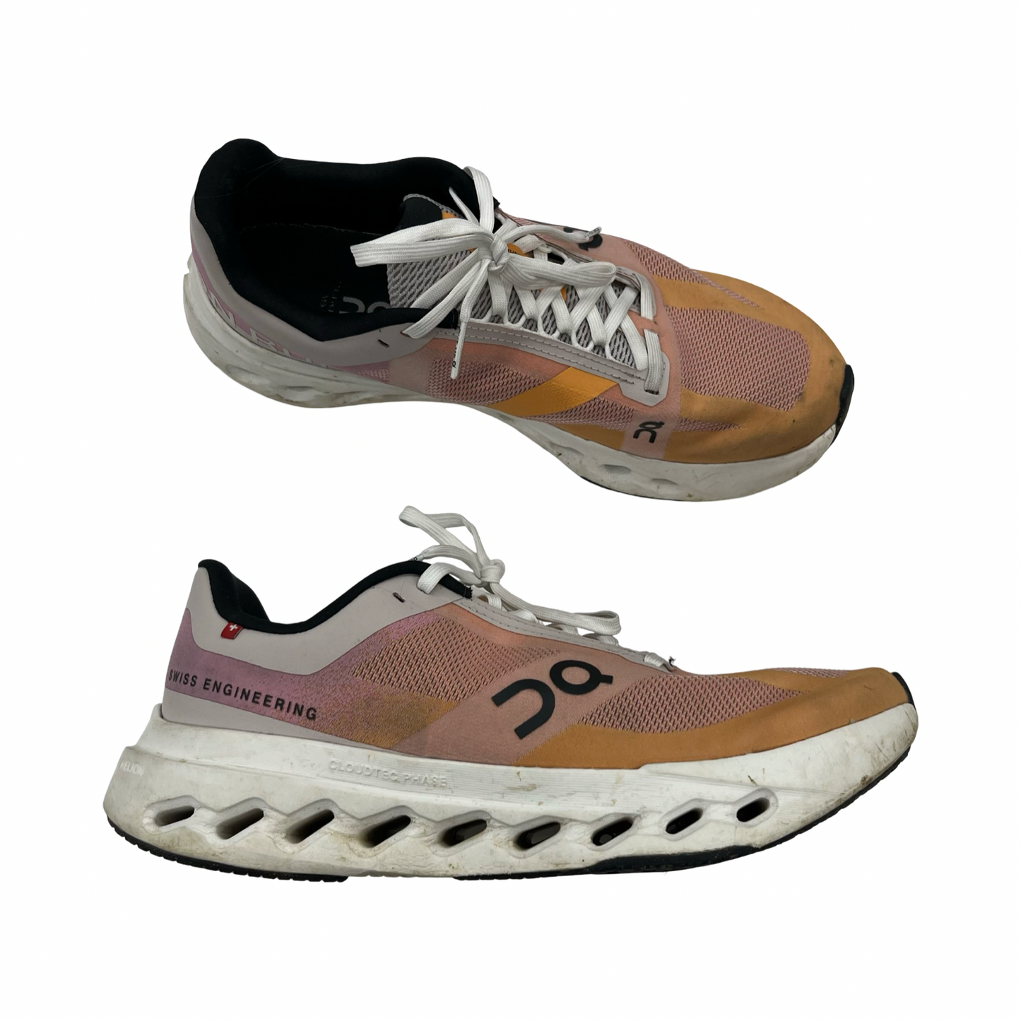 Shoes Athletic By On Cloud In Orange & Pink, Size:9.5