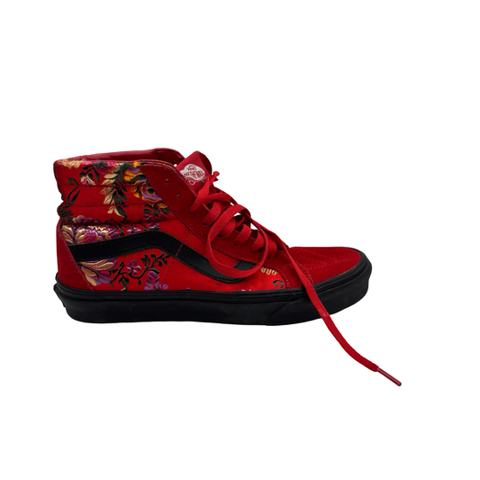 Shoes Sneakers By Vans In Red, Size:8.5