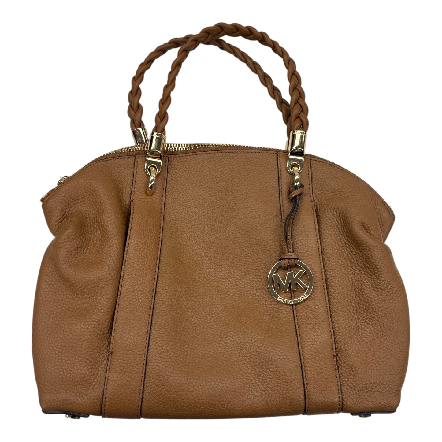 Handbag Designer By Michael Kors In Brown, Size:Medium