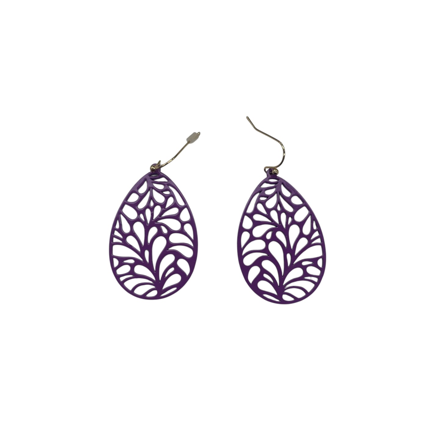 Earrings Dangle/Drop By Clothes Mentor In Purple