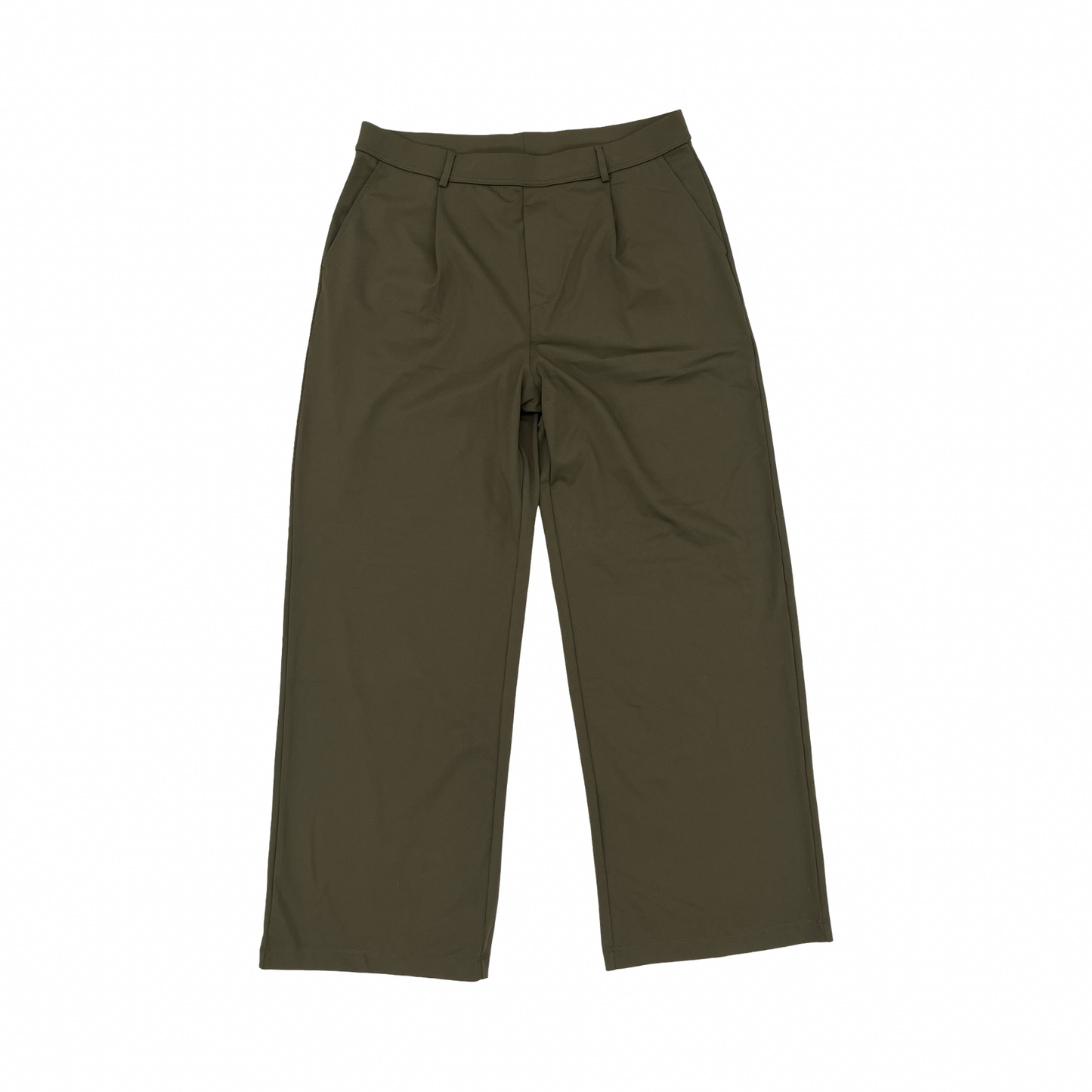 Pants Wide Leg By Halara In Green, Size:Xl