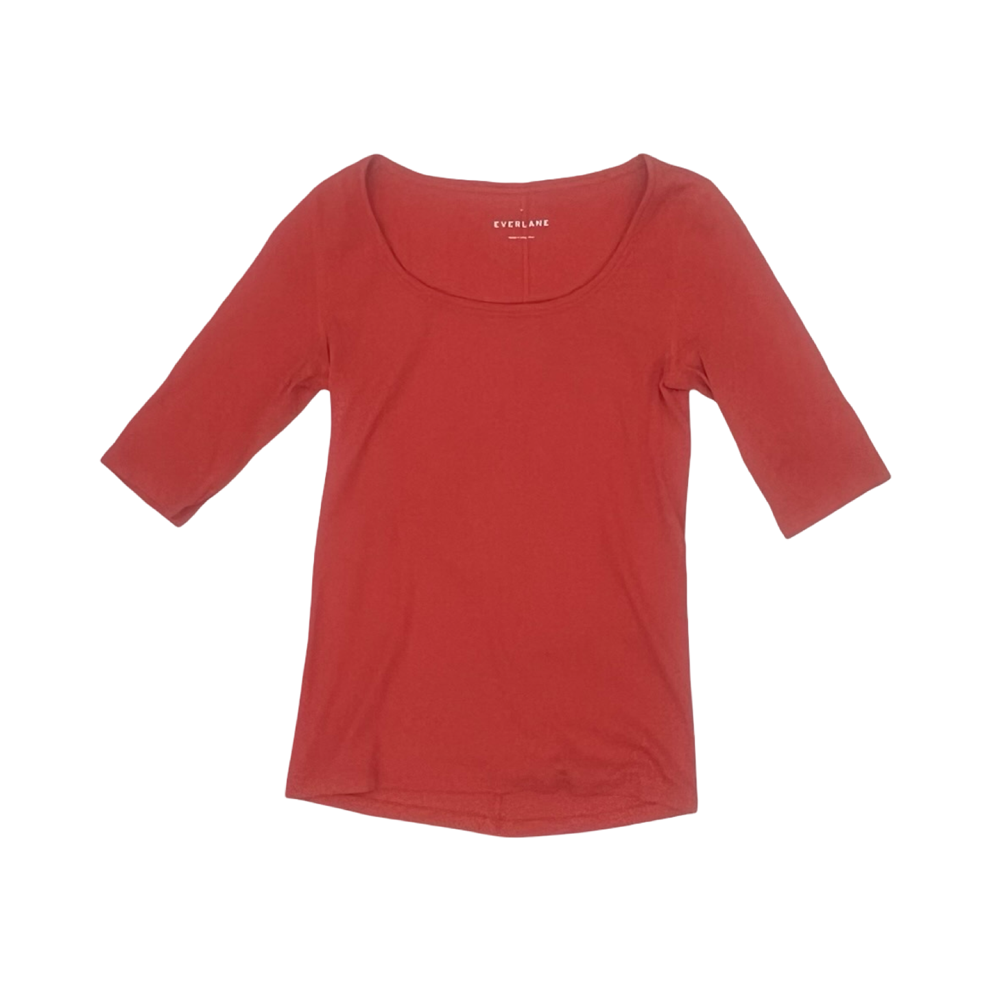 Top Ss By Everlane In Orange, Size:M