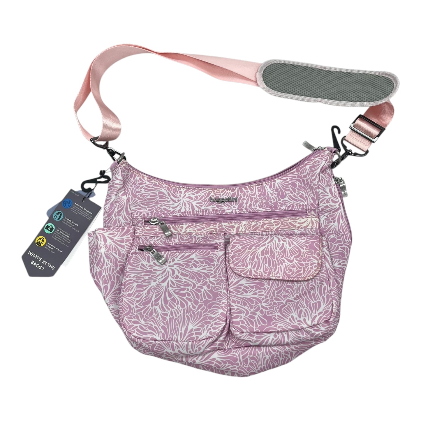 Crossbody By Baggallini In Pink, Size:Medium