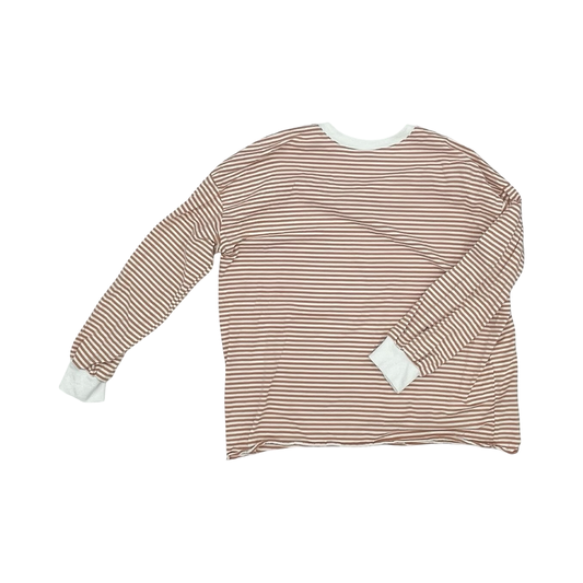Top Ls By La Miel In Tan & White, Size:S