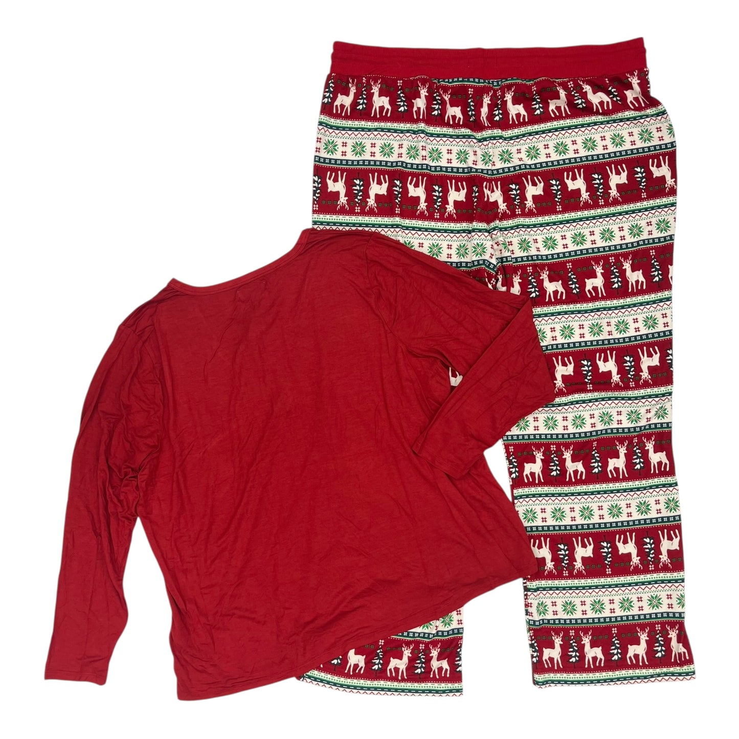 Pajamas 2Pc By Maurices In Red, Size:2X