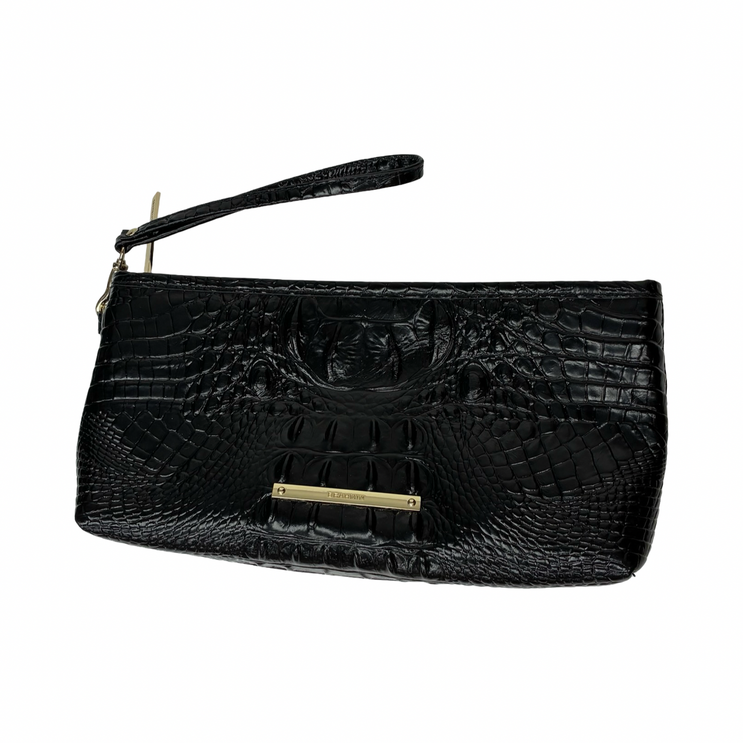 Wristlet Designer By Brahmin In Black, Size:Medium