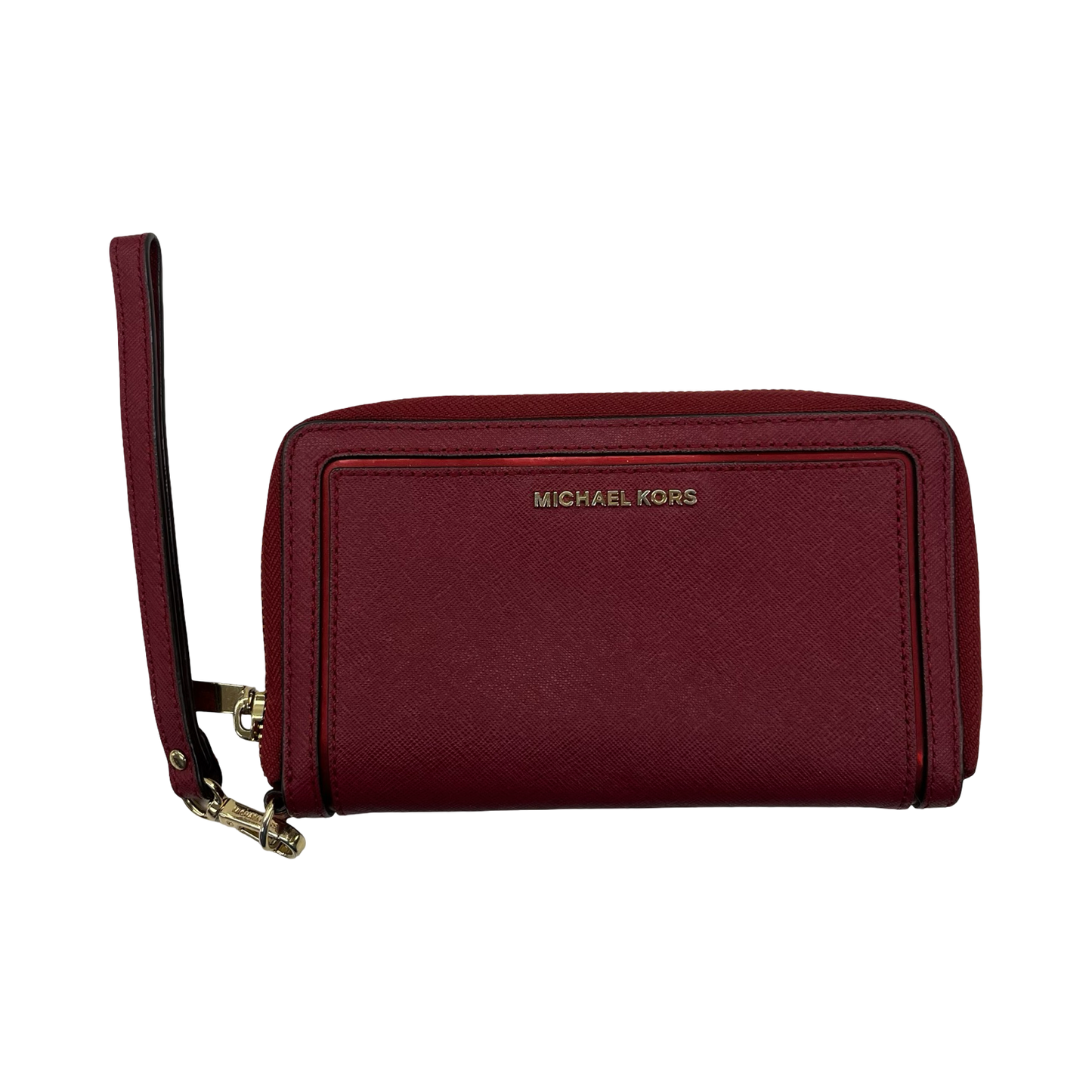 Wristlet Designer By Michael Kors In Red, Size:Medium