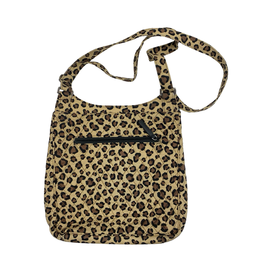 Crossbody By Vera Bradley In Animal Print, Size:Large