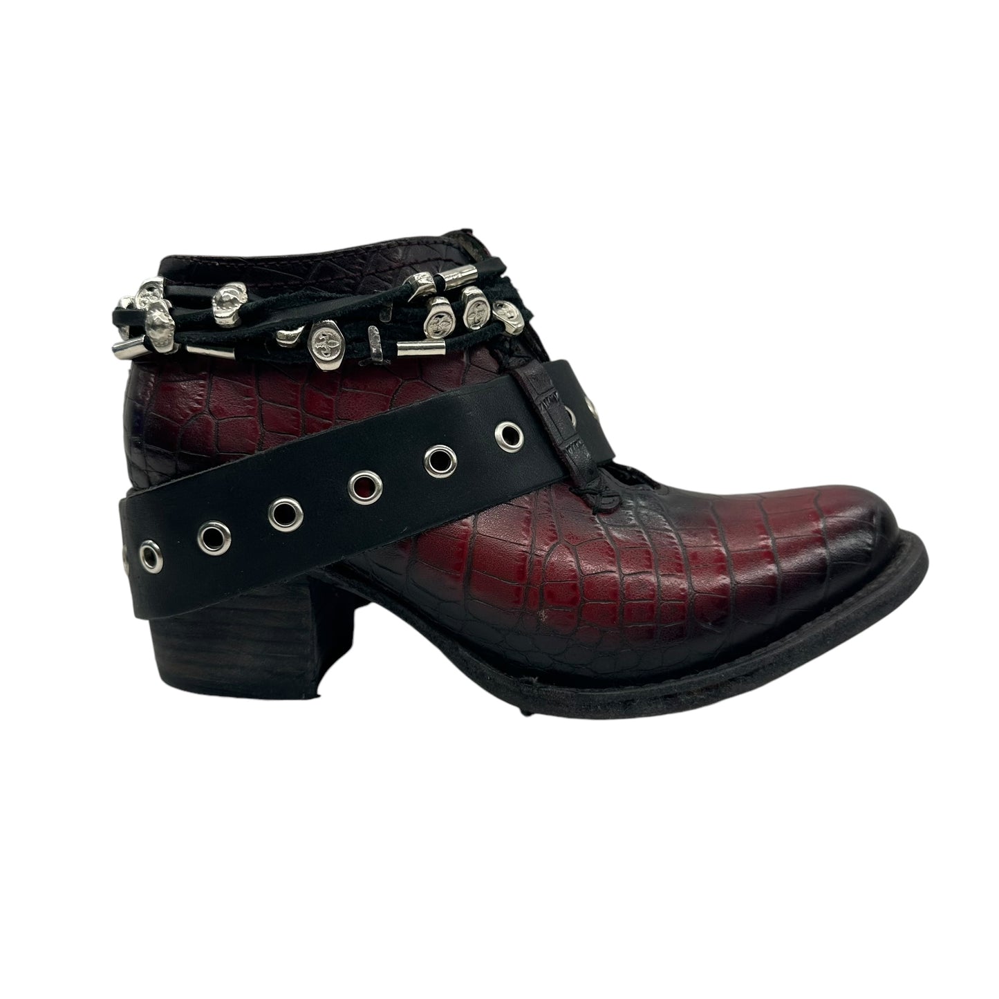 Boots Western By Freebird In Red, Size:6