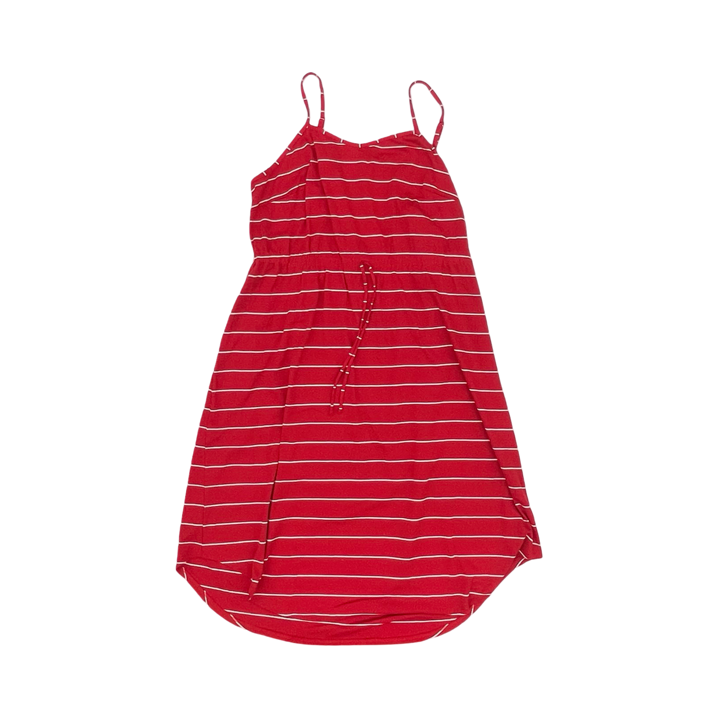 Dress Casual Midi By Maurices In Red & White, Size:2X